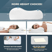 Memory Foam Pillow for Sleeping Orthopedic Pillow for Neck Pain.