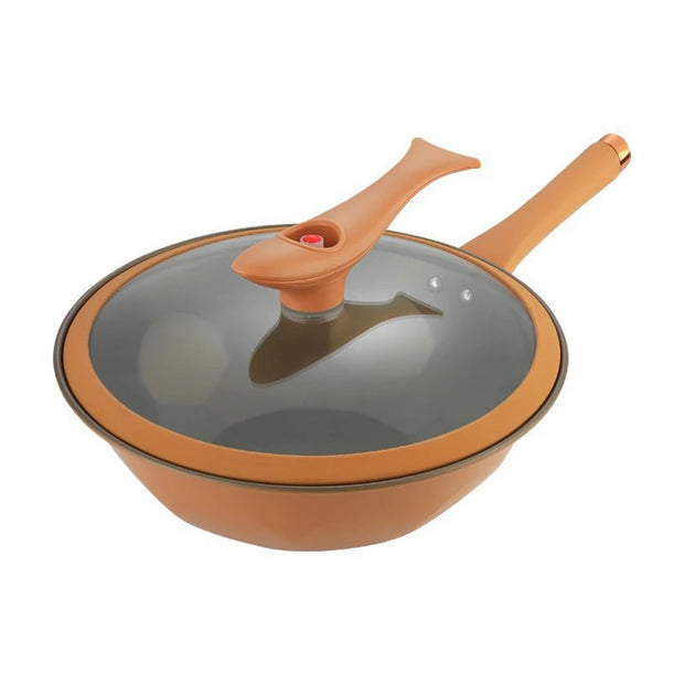 Multifunctional transparent glass micropressure clay wok